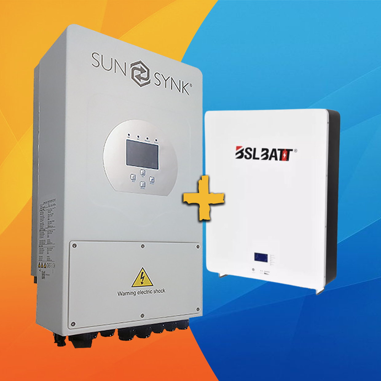 SunSynk Hybrid Inverter 5.5kW + 1 x BSL Wall 51.2V - 200Ah (10.24kWh)