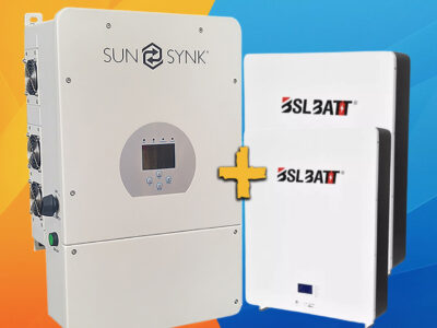 SunSynk Hybrid Inverter 8.8 kW + 2 x BSL Wall 51.2V - 200Ah (10.24kWh)