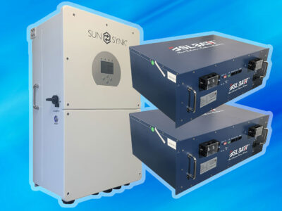 SunSynk 16kW + 2 x BSL Battery 51.2V - 160Ah Stubby (16.4Kwh)