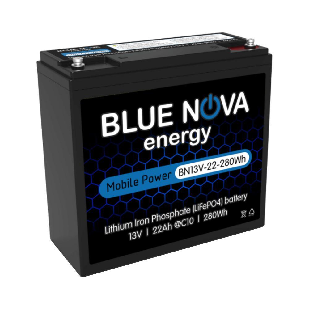 Blue Nova LiFePO4 BN13V-22-280Wh (Lithium Iron Phosphate) Battery