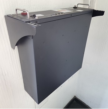 Hanging Bracket for Lithium Ion Battery (Black)