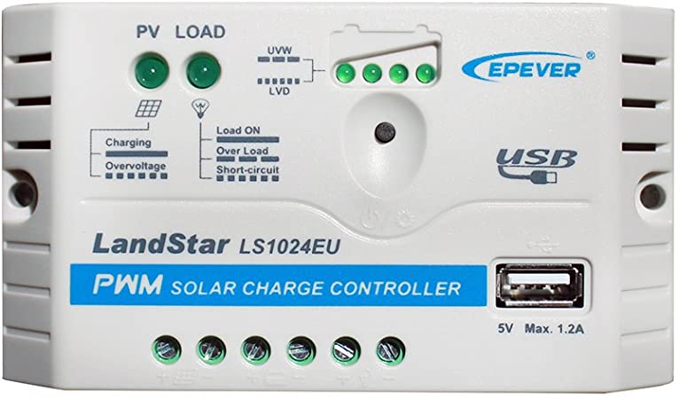 Epsolar Landstar 1024EU 10A PWM Charge Controller - 12/24V-10A