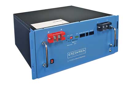 Greenrich 4.96kWh 96Ah 51.2VDC LIFePO4 Battery