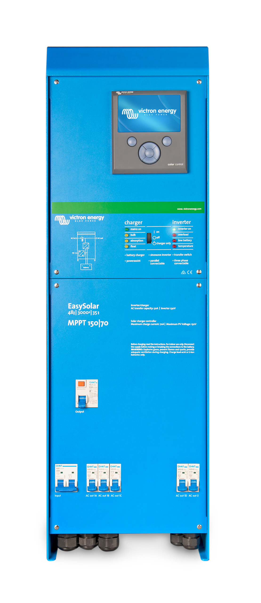 Victron EasySolar 48/5000/70-100 - 230V-MPPT 150/100 With CGX